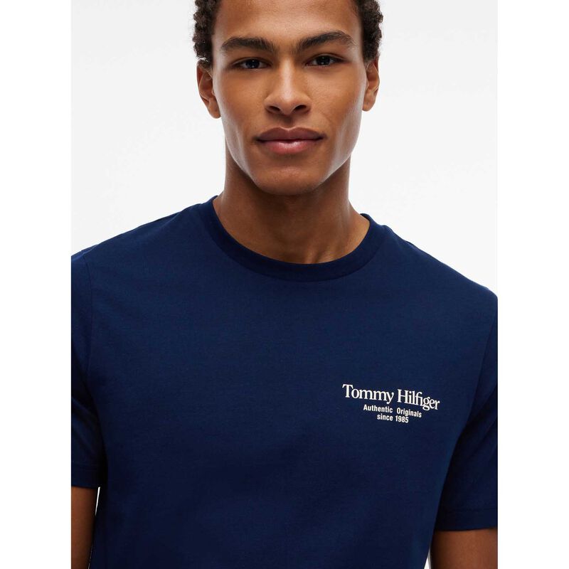 Tommy Hilfiger Back Logo Crew Neck T-Shirt image number 2